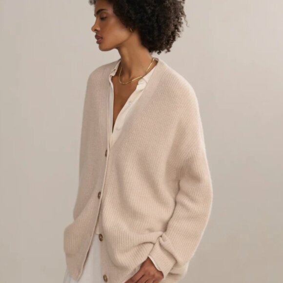 Never Worn: NWOT Jenni Kayne Cashmere Cocoon Cardigan Size S - Picture 2 of 5